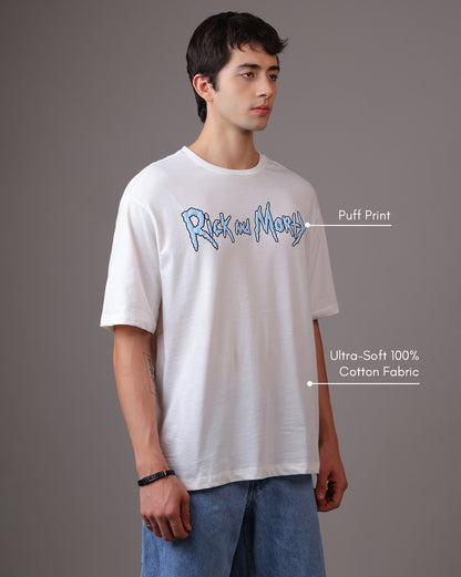 Rick & Morty Oversized Tshirt  Men