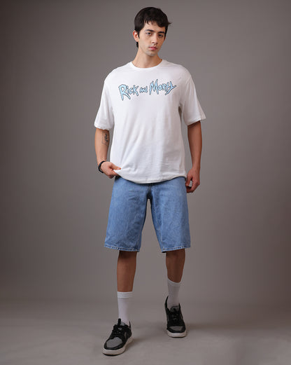 Rick & Morty Oversized Tshirt  Men