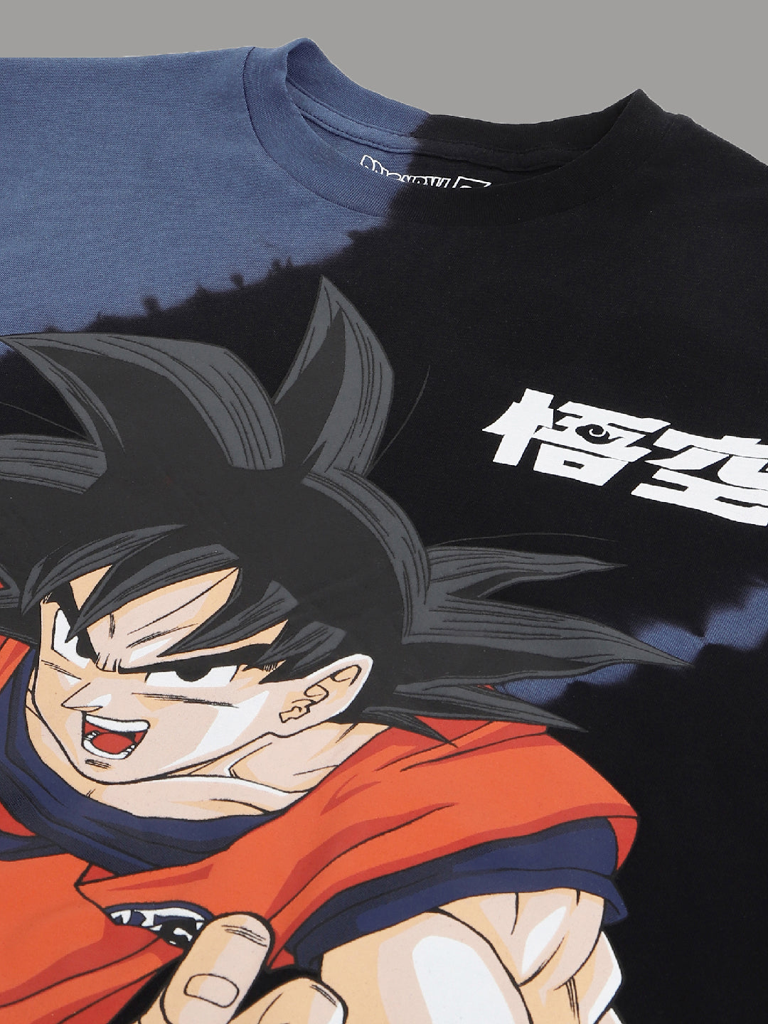 Dragon Ball Z Black Purple Tie Dye Tshirt For Men