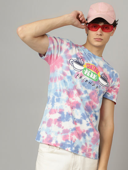 Friends Tie-Dye Regular Fit Tshirt  Men