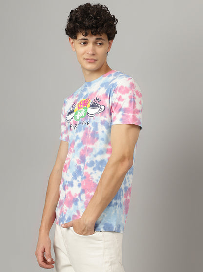 Friends Tie-Dye Regular Fit Tshirt  Men