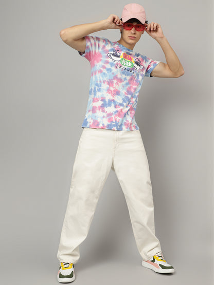 Friends Tie-Dye Regular Fit Tshirt  Men