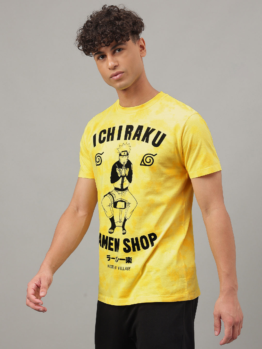 Naruto Yellow Tshirt For Men