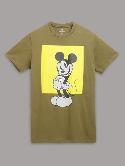 Mickey & Friends Green Tshirt  Men