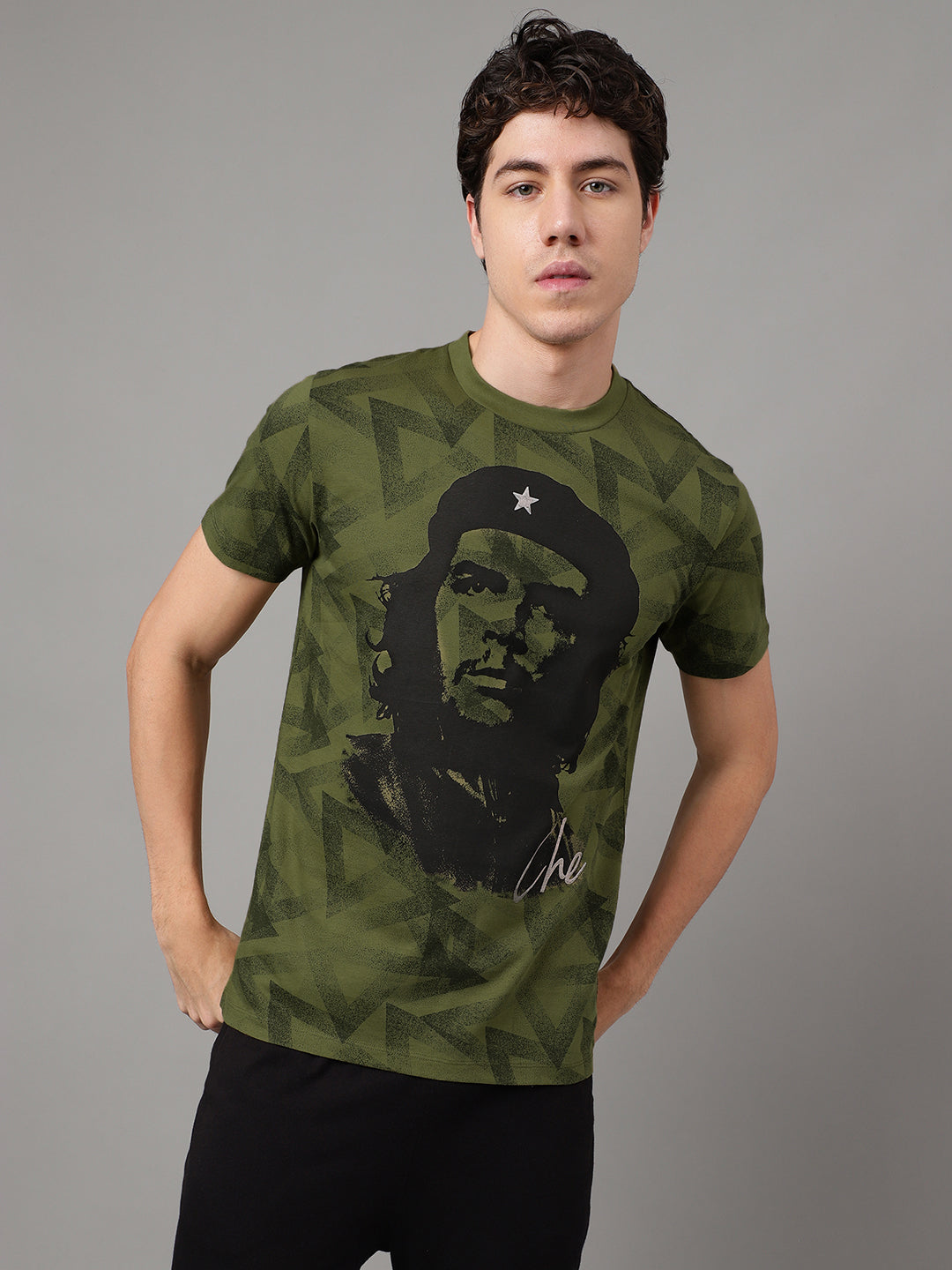 Che Guevara Green Tshirt For Men