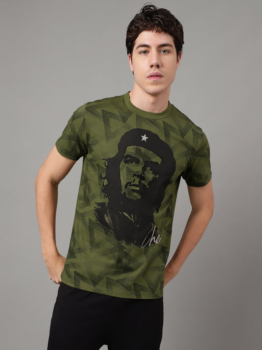 Che Guevara Green Tshirt For Men