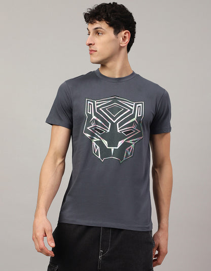 Black Panther Regular Fit Tshirt  Men