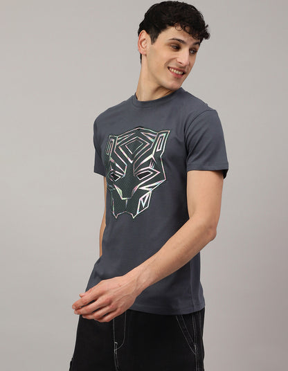 Black Panther Regular Fit Tshirt  Men