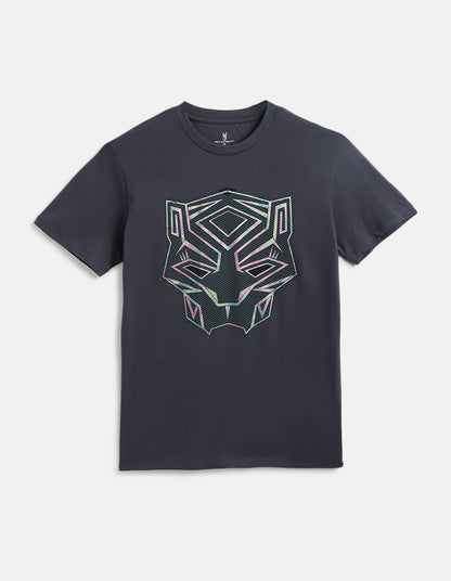 Black Panther Regular Fit Tshirt  Men
