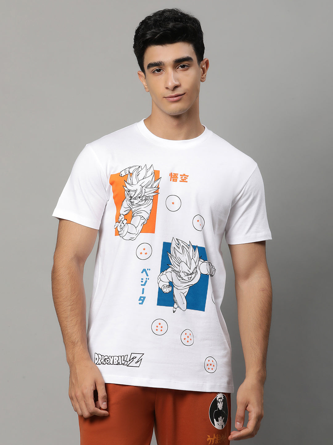 Dragon Ball Z White Tshirt For Men