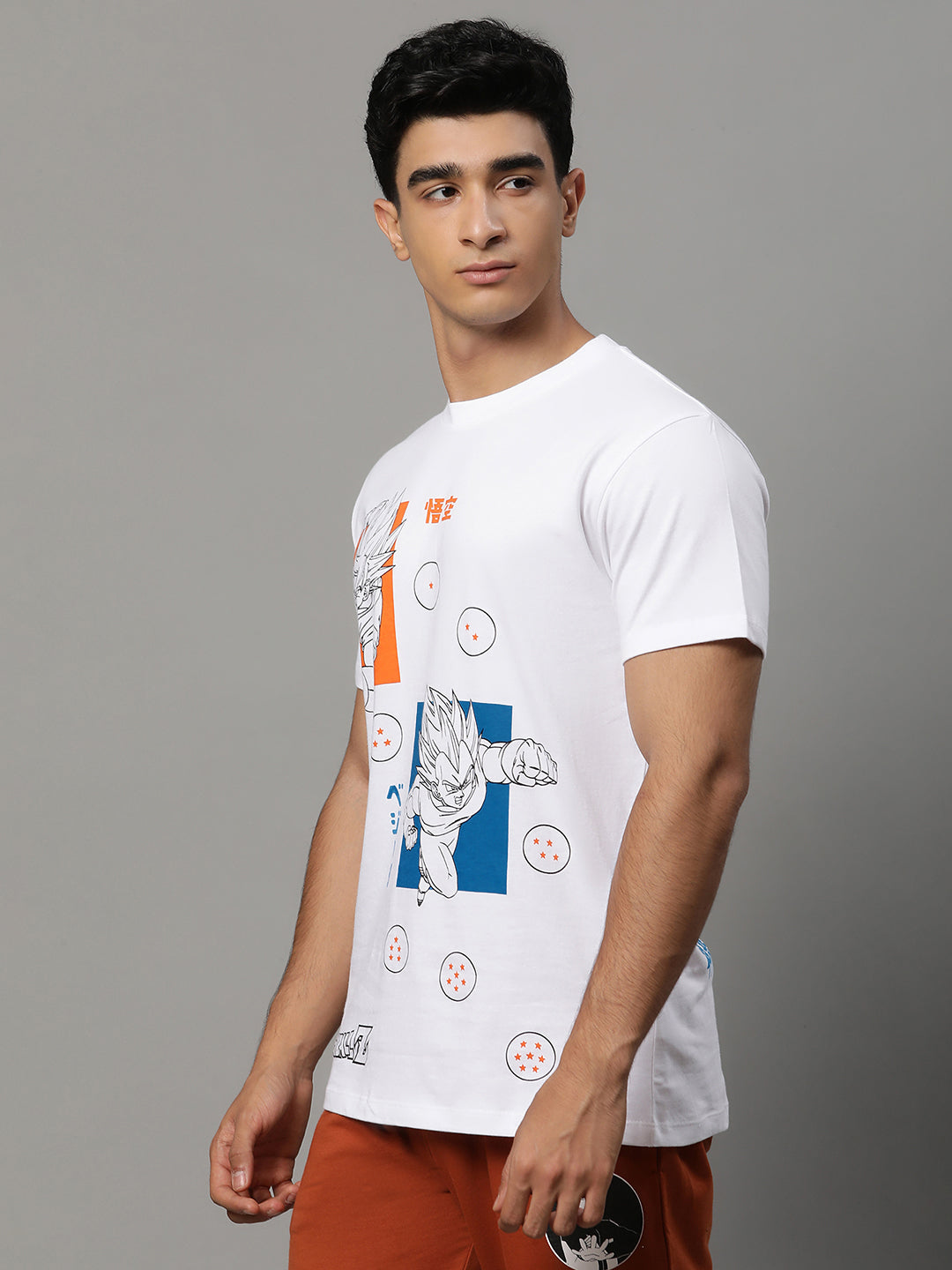 Dragon Ball Z White Tshirt For Men