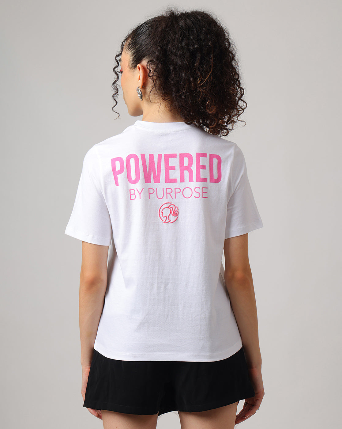 Barbie Powered By Purpose Oversized Tshirt