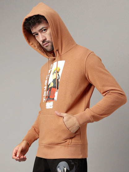 Naruto Cream Hoodie  Men