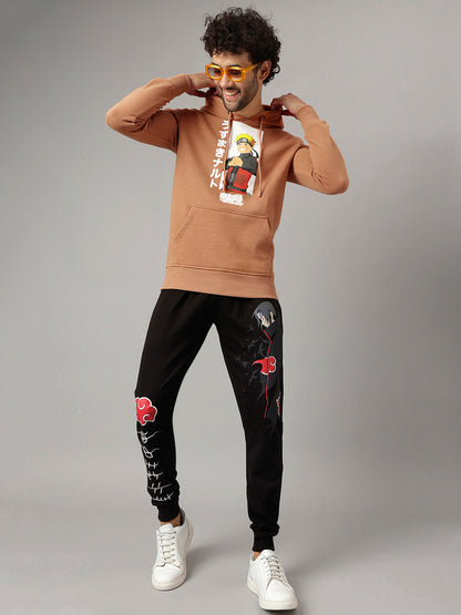 Naruto Cream Hoodie  Men