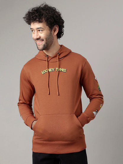 Looney Tunes Brown Hoodie  Men