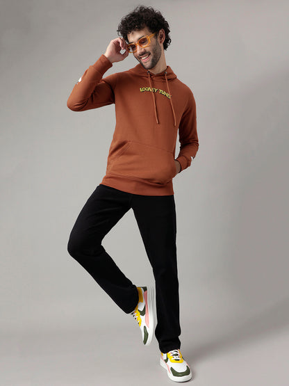 Looney Tunes Brown Hoodie  Men