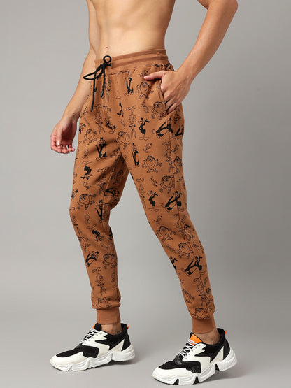 Looney Tunes Brown Jogger  Men