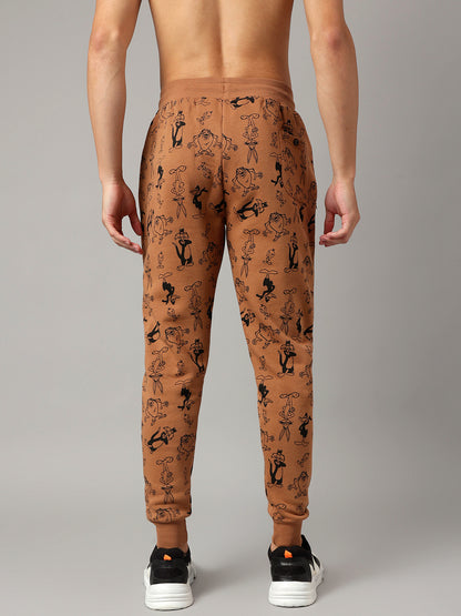Looney Tunes Brown Jogger  Men