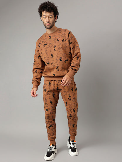 Looney Tunes Brown Jogger  Men