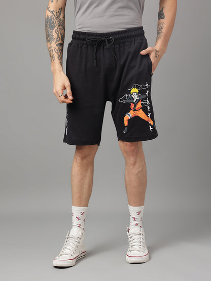 Naruto Black Shorts  Men