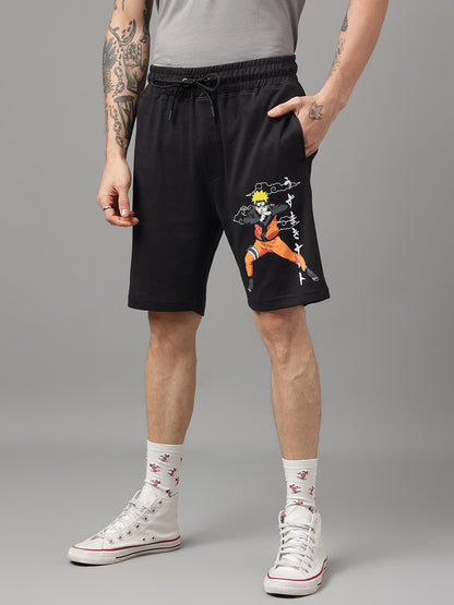 Naruto Black Shorts  Men