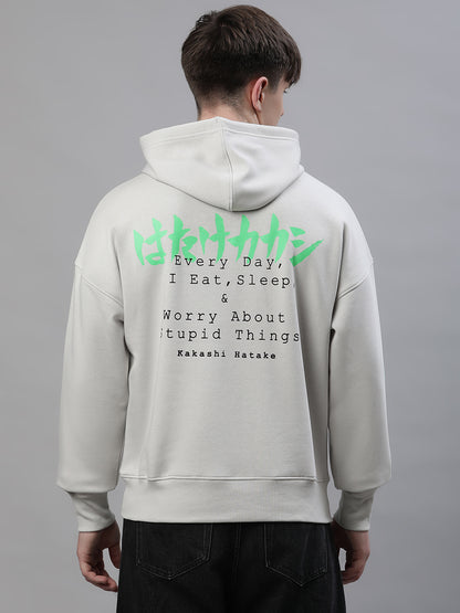 Naruto Oversized Blue Hoodie  Men