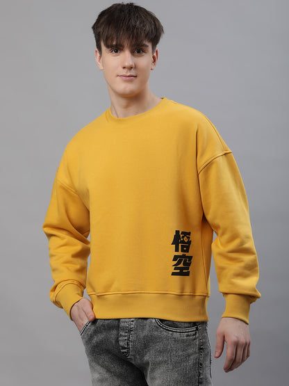 Dragon Ball Z Yellow Sweatshirt  Men