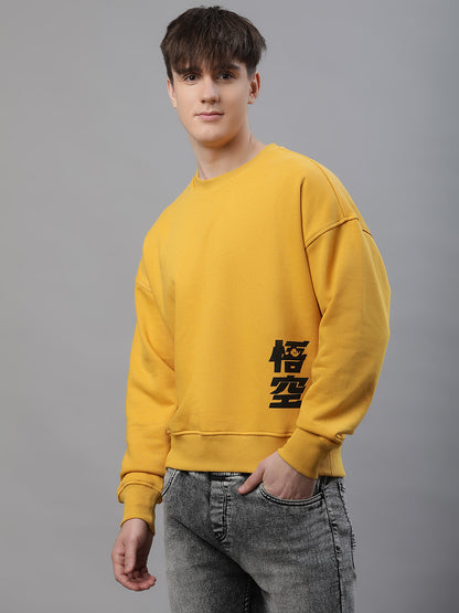 Dragon Ball Z Yellow Sweatshirt  Men