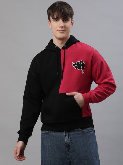 Naruto Oversized Black Hoodie  Men