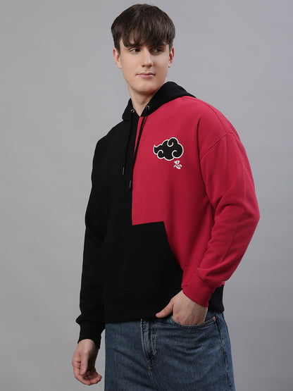 Naruto Oversized Black Hoodie  Men