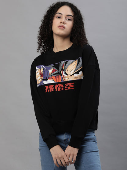 Dragon Ball Z Black Sweatshirt  Women