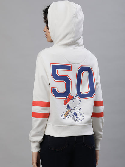 Peanuts Off-White Hoodie  Women