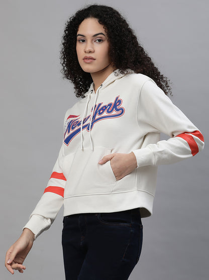 Peanuts Off-White Hoodie  Women