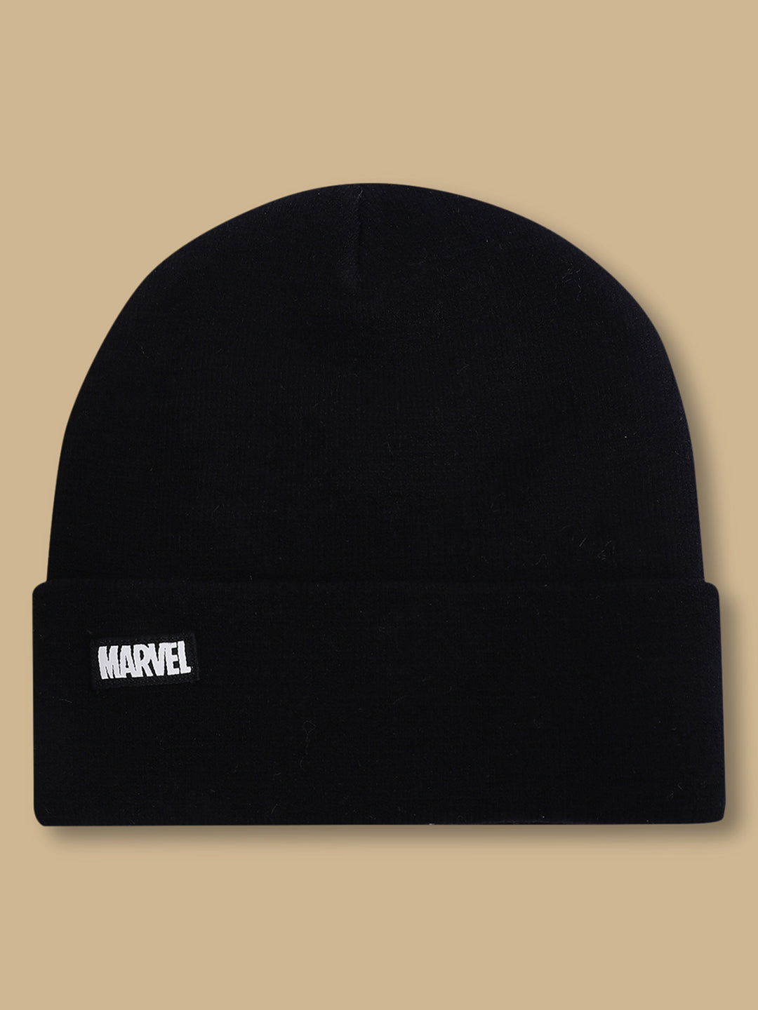 Free Authority Young Men Captain America Printed Black Beanies
