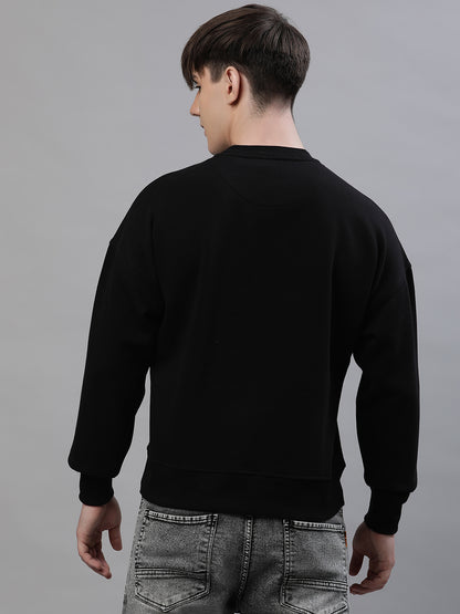 NASA Oversized Black Sweatshirt  Men