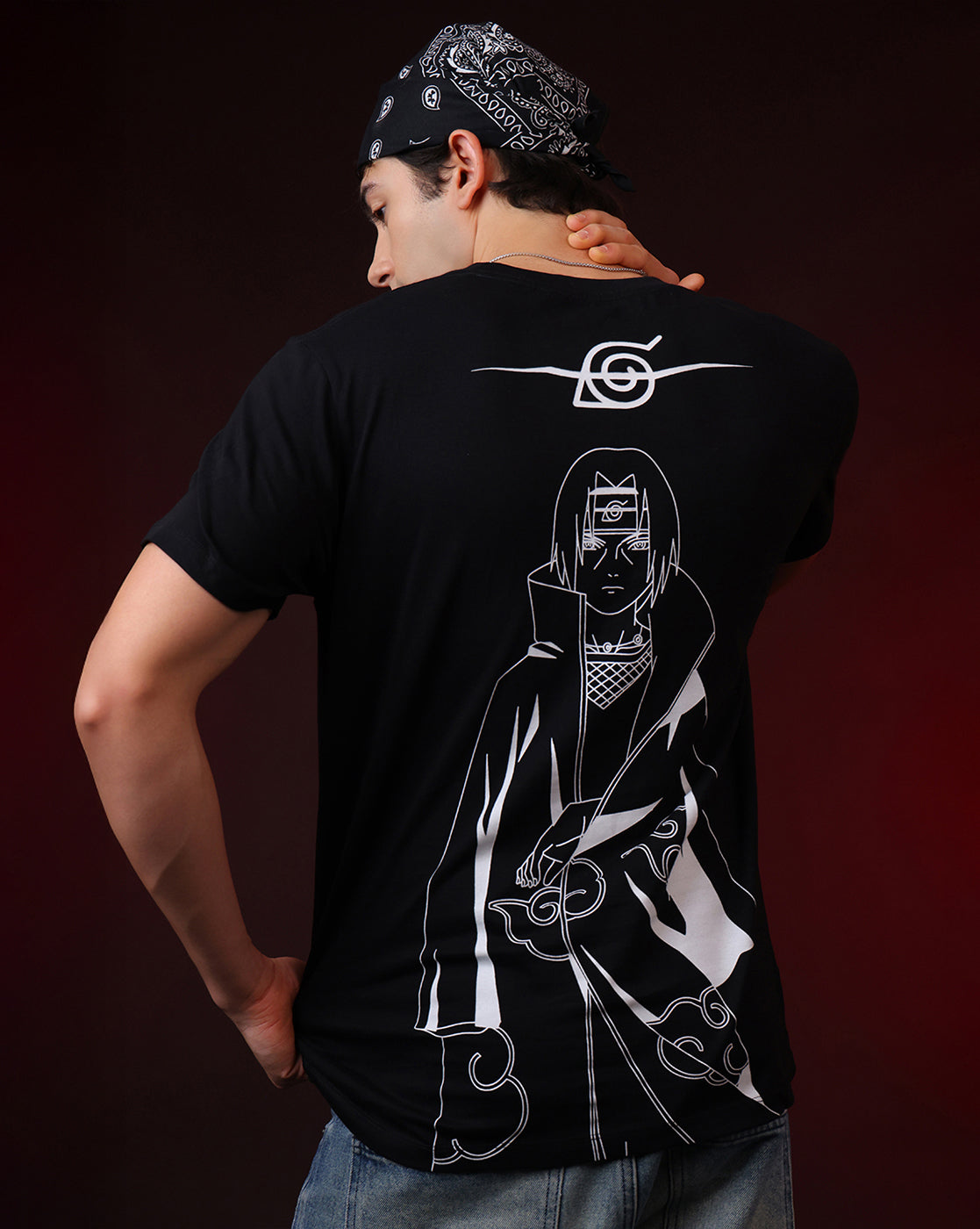 Naruto Printed Regular Fit Tshirt For Men