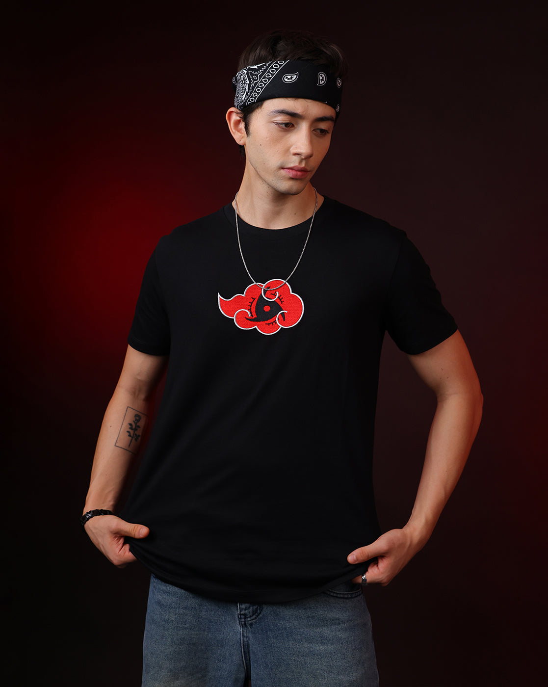 Naruto Printed Regular Fit Tshirt For Men
