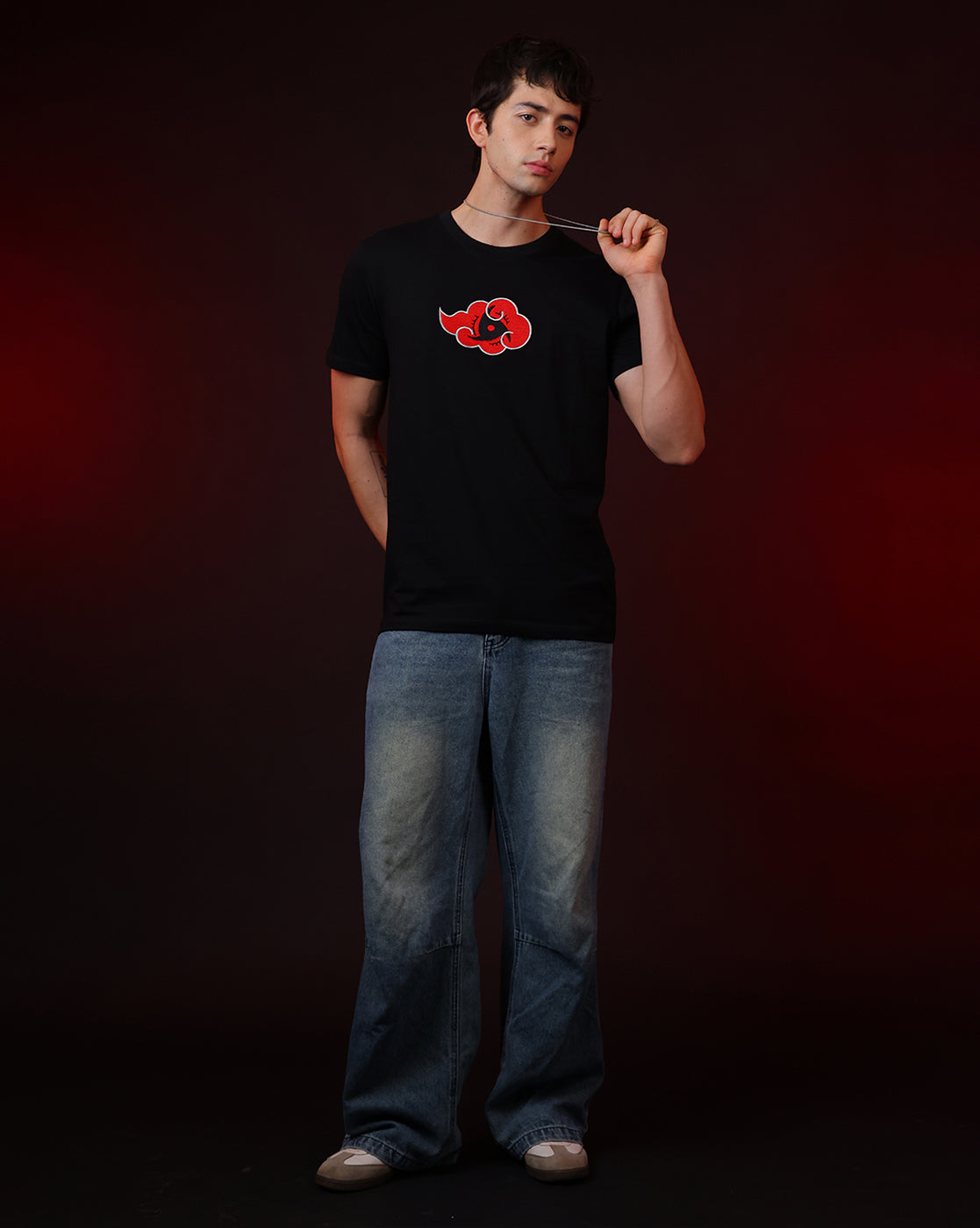 Naruto Printed Regular Fit Tshirt For Men