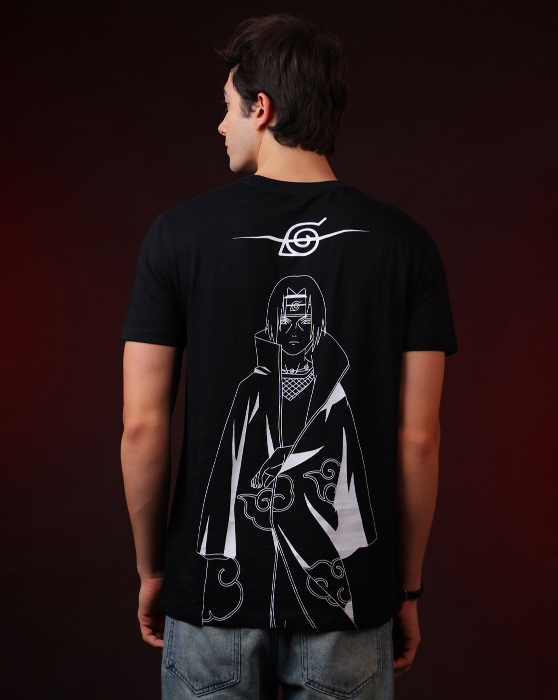 Naruto Printed Regular Fit Tshirt For Men