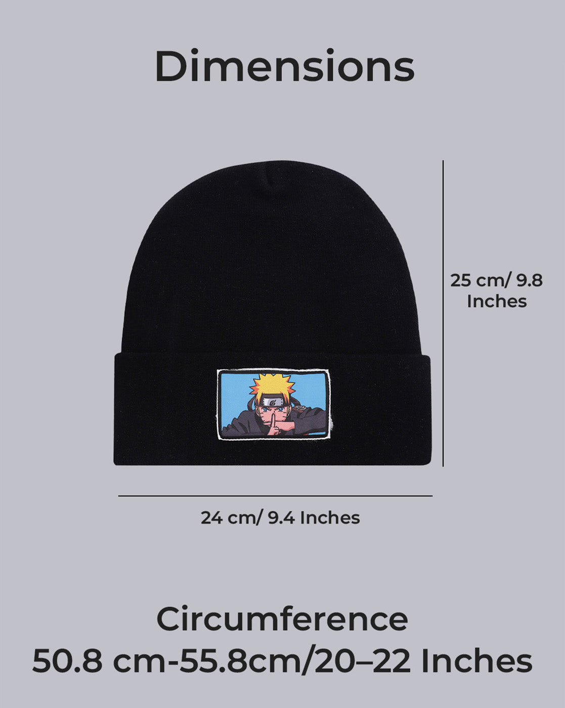 Naruto Black Beanie