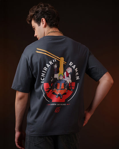 Naruto Ichiraku Ramen Oversized Tshirt Men