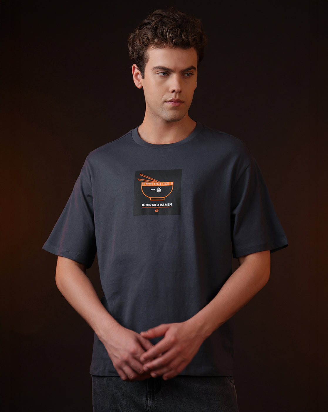 Naruto Ichiraku Ramen Oversized Tshirt Men