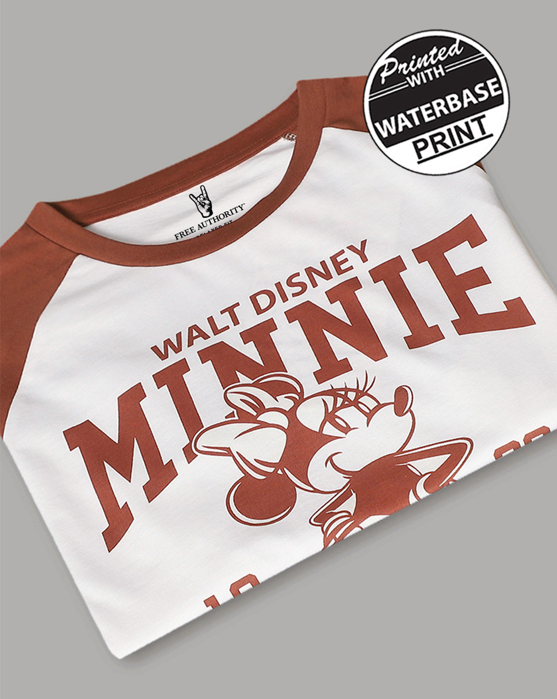 Minnie Printed Regular Fit Tshirt For Women