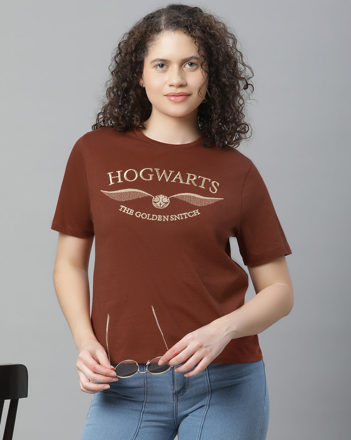 Harry Potter Printed Regular Fit Tshirt For Women