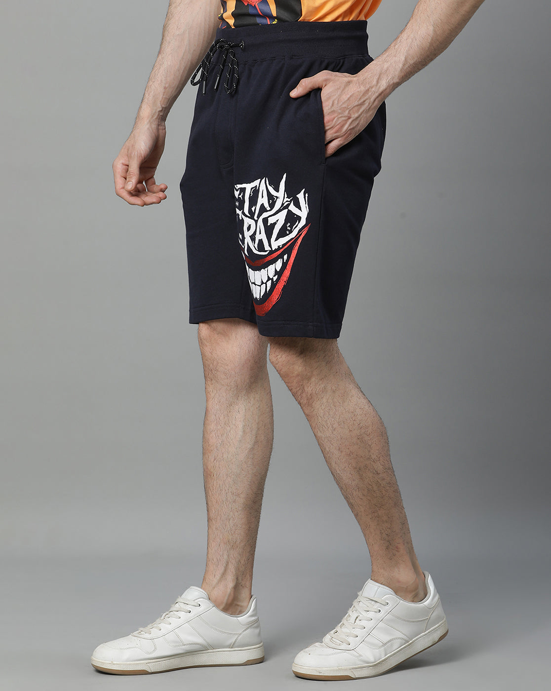 Joker Printed Regular Fit Shorts For Men
