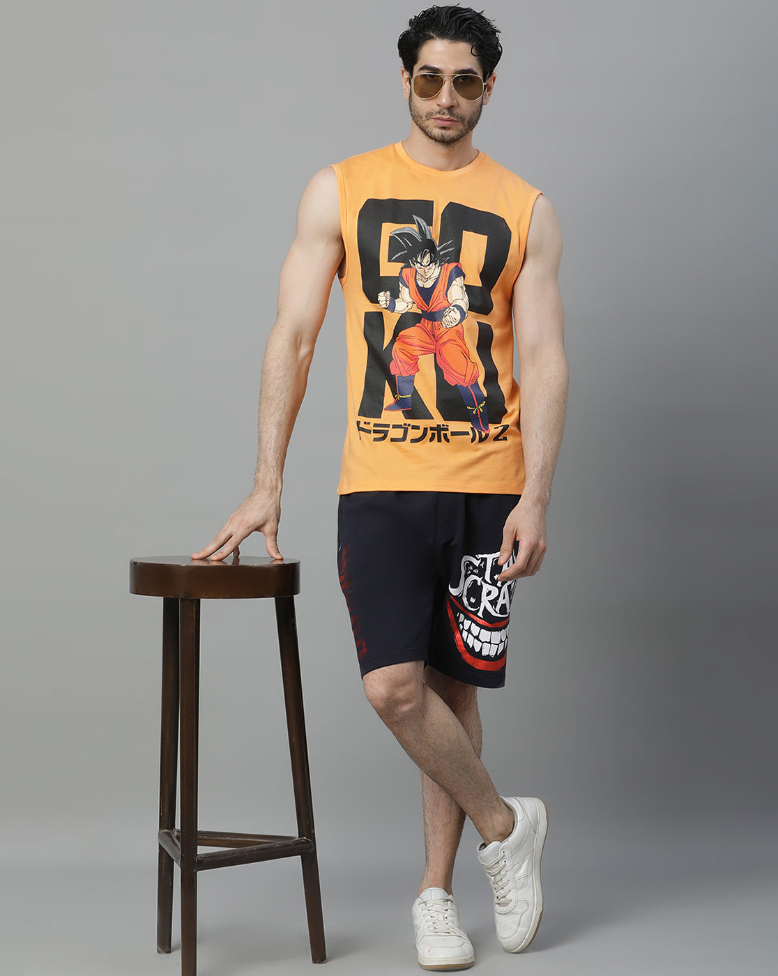 Joker Printed Regular Fit Shorts For Men