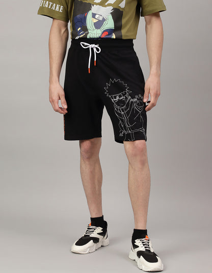 Naruto Regular Fit Shorts  Men