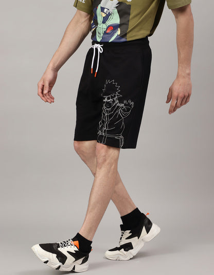 Naruto Regular Fit Shorts  Men