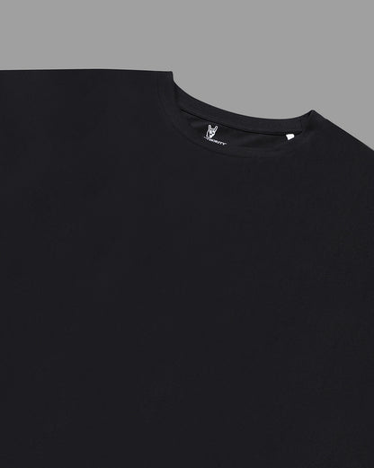 Women Oversized Black T-Shirt