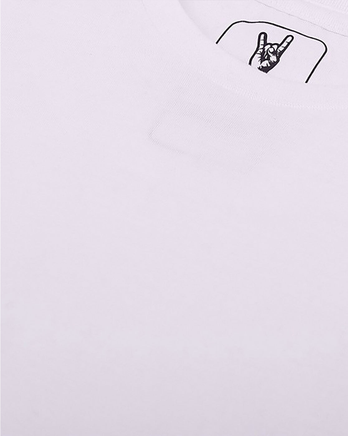 Men White Regular Fit Tshirt